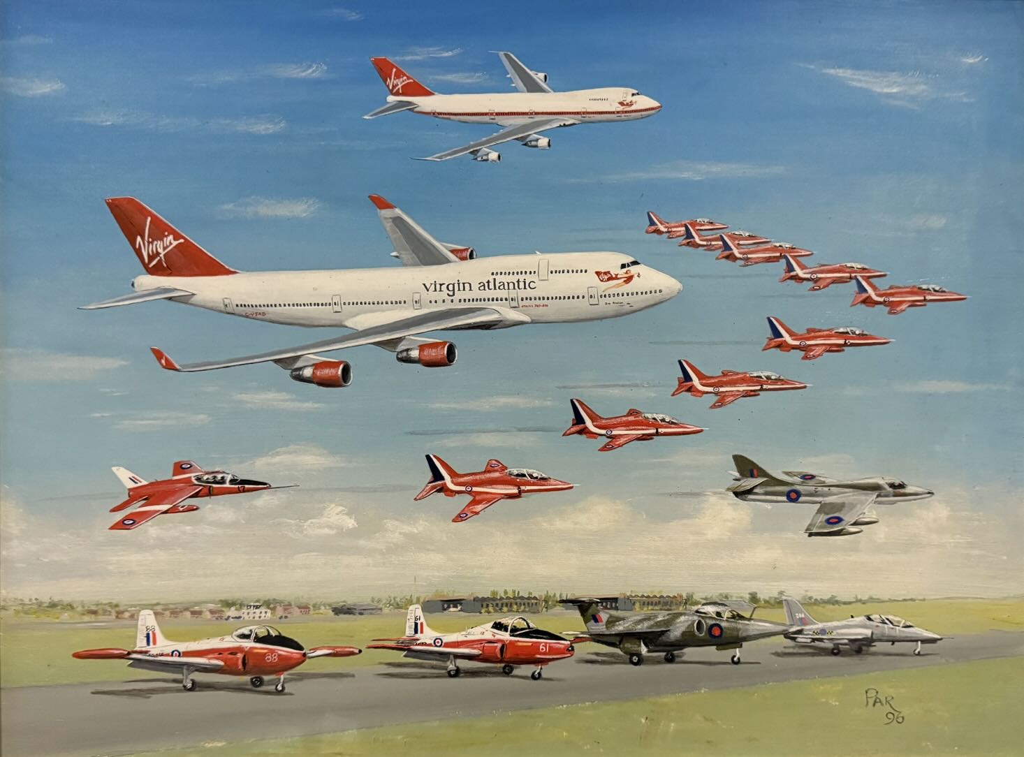 RAF early flying career